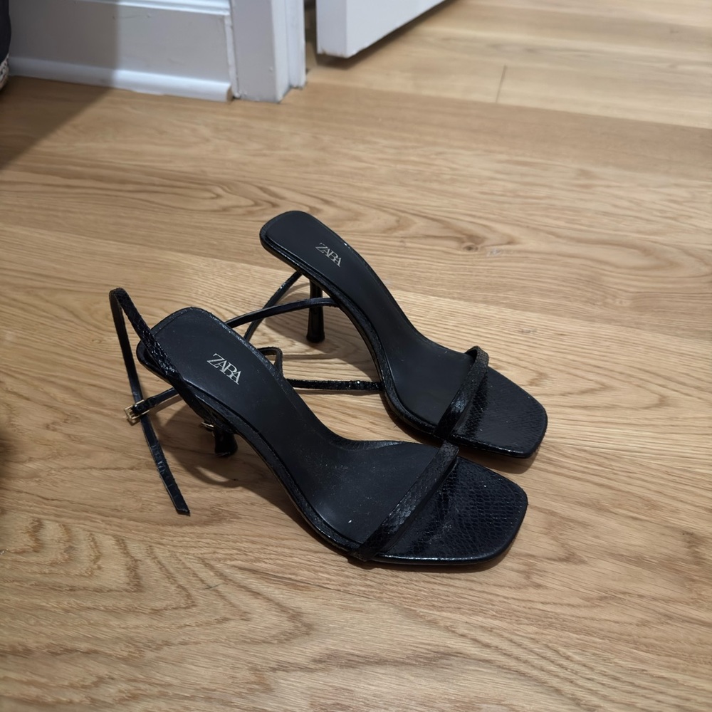 Zara Elegant Black Heels